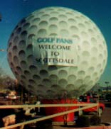 inflable publicitario - golf, giant golf ball balloon