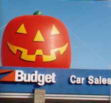 globos publicitarios - budget - jack o'Lantern inflatable for Halloween