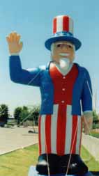 globos - tio sam - patriotic balloons - Uncle Sam